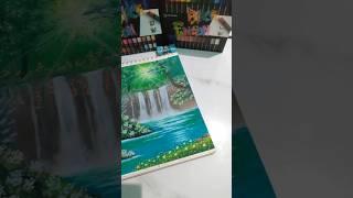 #painting #art #menggambar #drawing #oilpastel #menggambarpemandangan #tutorialoilpastel #tutorial
