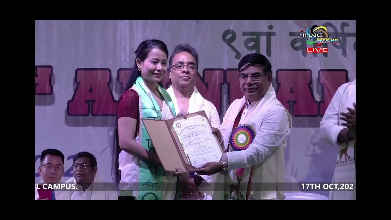 PhD Doctoral Degree recipient - 9th convocation NIT MANIPUR