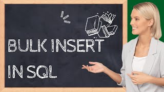 How to use Bulk Insert Query in SQL Server?