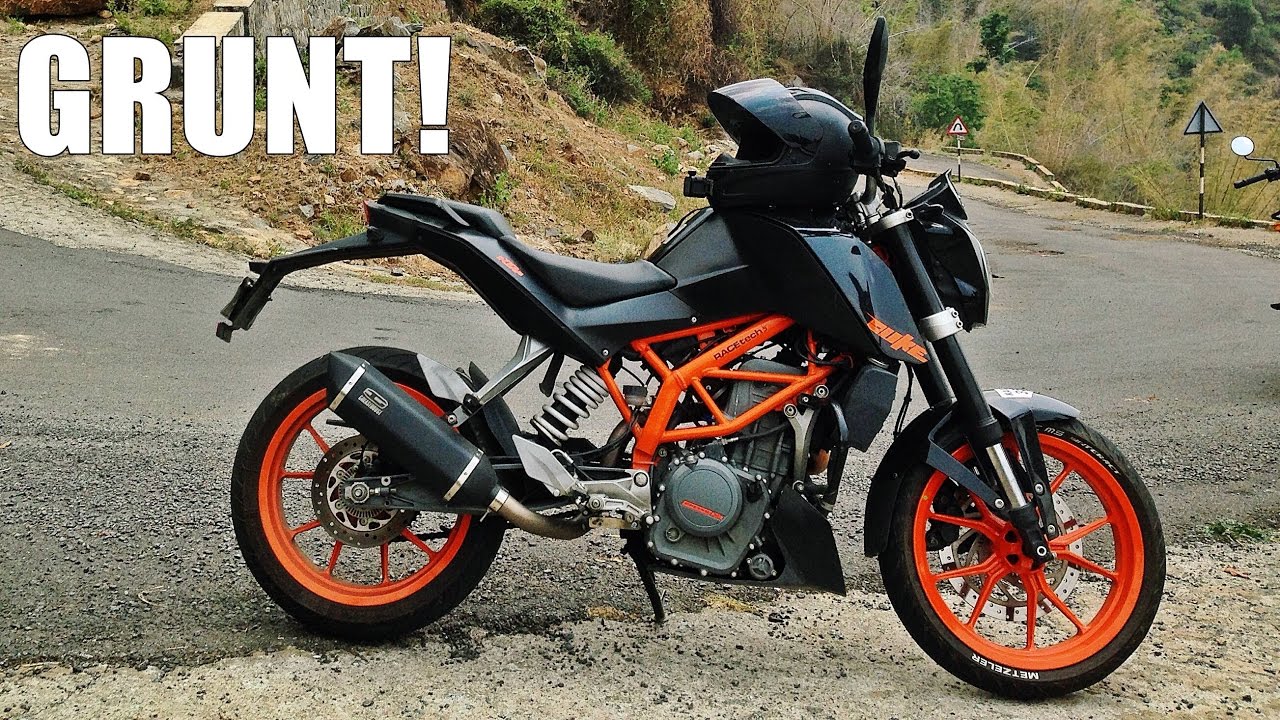 KTM TOO LOUD? DUKE 390 Greasehouse GRUNT V2 Exhaust