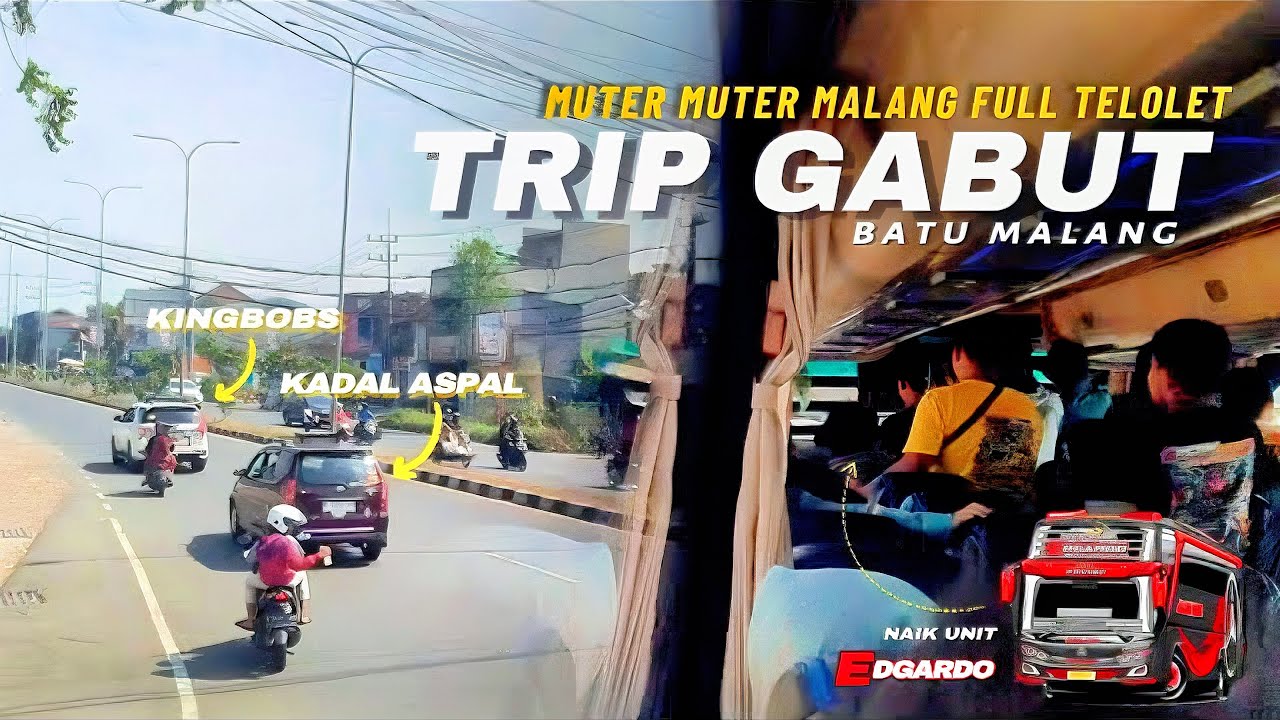 BEGINI RASANYA NAIK BUS MERCY HEREX !! TRIP GABUT EDGARDO, KINGBOBS, KADAL ASPAL (MALANG)