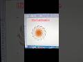 Simple flower design in Corel draw