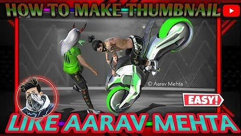 ##HOW TO MAKE THUMBNAIL LIKE @AARAV MEHTA IN 2 MINUTES STRP BY STEP EASLY |#PART-2#|PACK LINK⬇️