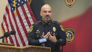 Bexar County Sheriff Javier Salazar holds news conference