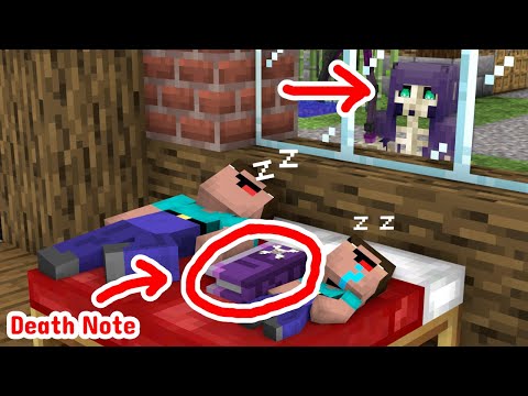 Noob And Death Note - Monster School Minecraft Animation