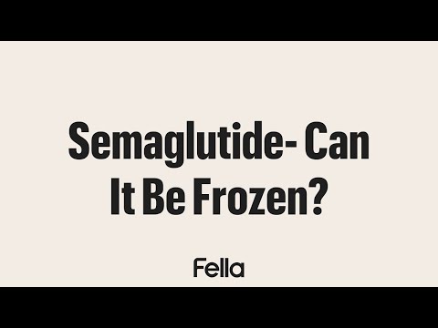 does semaglutide need to be frozen Can you freeze semaglutide? Storage guidelines explained
