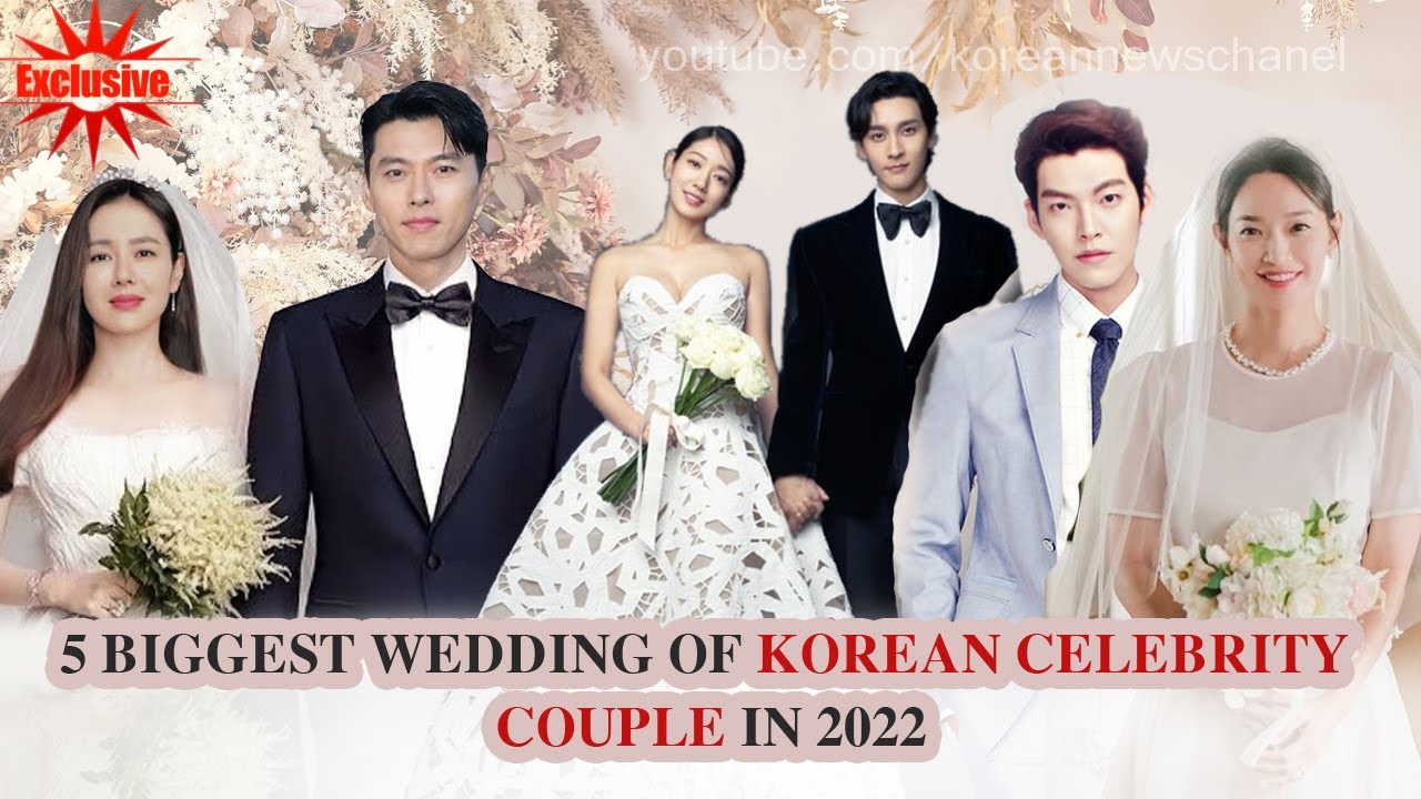 ⁣EXCLUSIVE: 5 Biggest Wedding of Korean Celebrity Couples in 2022 | Hyun Bin - Son Ye Jin and more...