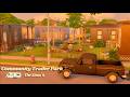 Welcome to my channel ✨ | Trailer Park Speed Build pt 1 🪴| Sims 4 💚