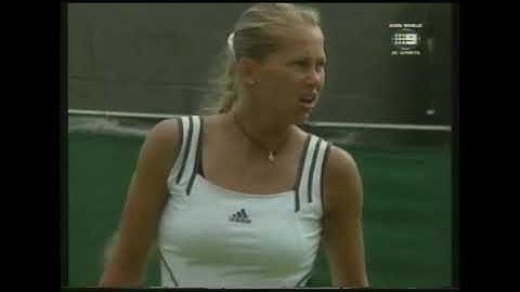 Anna Kournikova vs Barbara Schwartz - Wimbledon 1999 1R Highlights