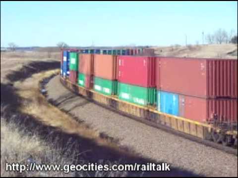 Stack train through Lake Park