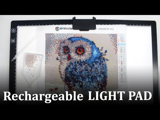 Let's Look at 5 Different Sizes of Light Pads for Diamond Painting 