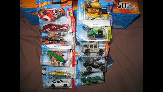 Unboxinng 50 Car Pack Hot Wheels