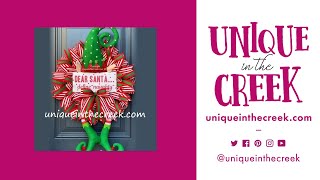 UITC™ How to Make an Christmas Wreath | Easy DIY Elf Wreath | Large Wreath Board | Tutorial