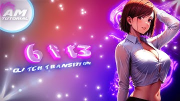 Glitch Transition [Glitch Like 6fte] Alight Motion Tutorial + Free Present 🎁(On 1k like)