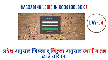 Cascading in Kobo|| KoboToolbox Tutorial