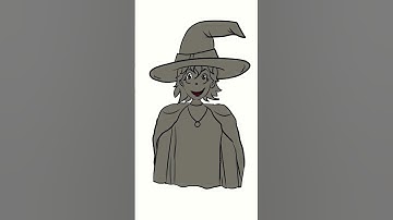 Draw a Witch - testing out Deviantart tutorials and little exercises