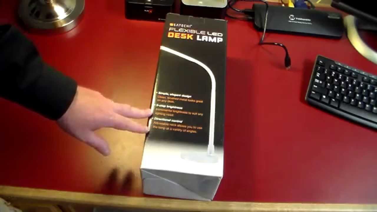 Satechi Flexible Led Desk Lamp With Usb Charging Youtube