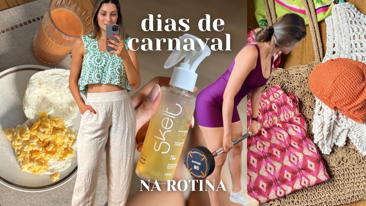 VLOG: arrumando a mala para a praia, passei autobronzeador, fui no spa, nossa rotina no carnaval