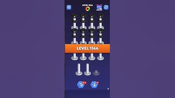 Nut Sort Level 1566 - Color Puzzle Game by Kiwi Fun #games #puzzle #NutSort #NutSortSolution