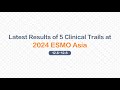 Henlius is honored to showcase the latest resultsfrom clinicaltrials at #ESMO Asia 2024 in Singapore
