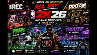 NBA 2K26 REC Runs LIVE! 🔥🏀 | Big Buckets, Squad Vibes & Road to 99
