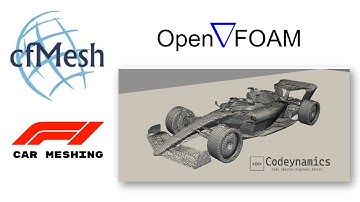 Meshing Formula 1 car using cfMesh | Tutorial | English