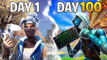 My 100 DAY Controller to Keyboard and Mouse Progression (Fortnite)
