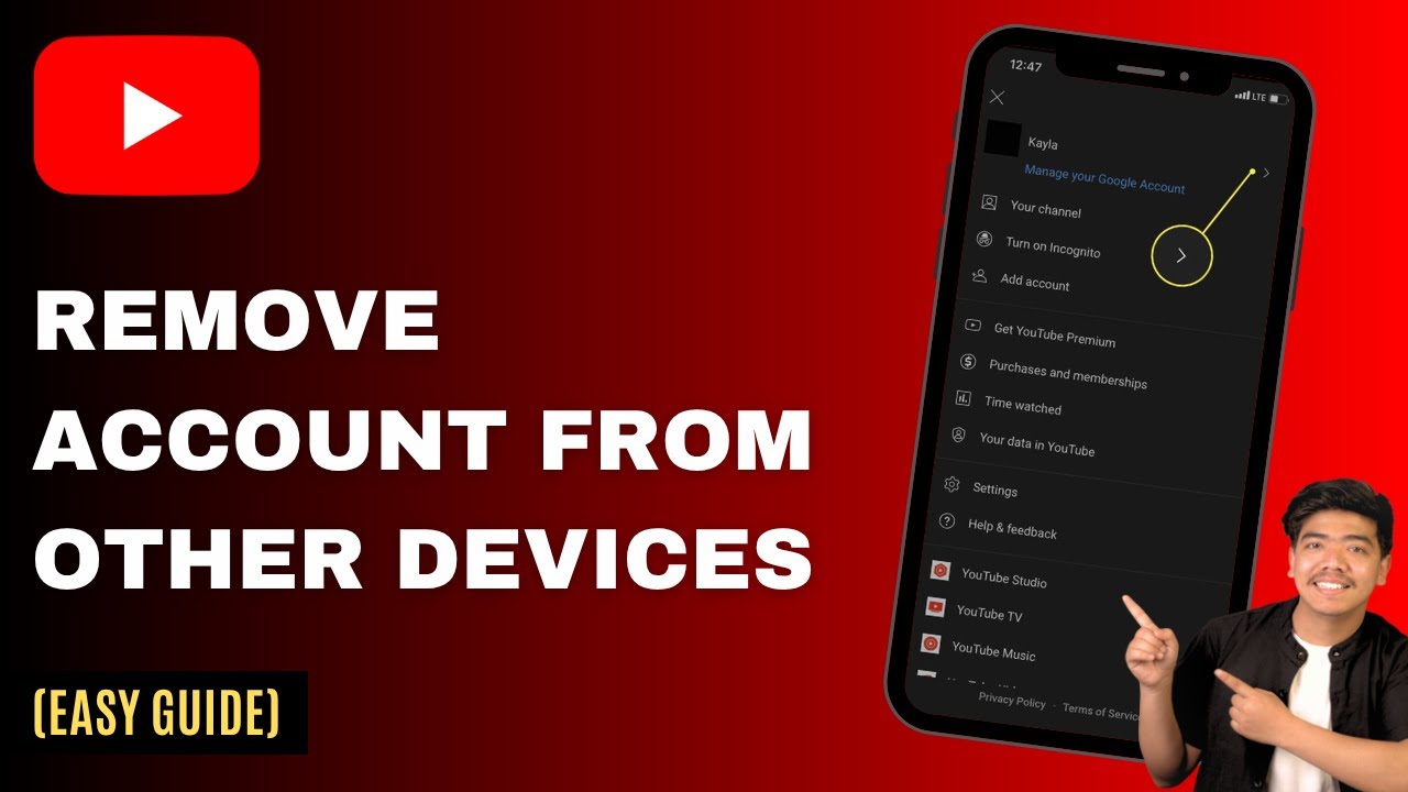 How To Remove YouTube Account From Other Devices - Step By Step Guide ...