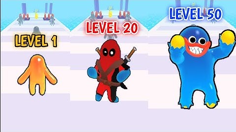 Level 1 Level 20 Level 50 - Join Blob Clash 3d @singlegameplay4226