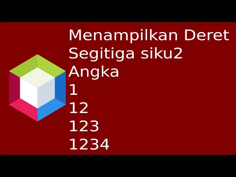 Menampilkan Segitiga siku-siku angka pada java
