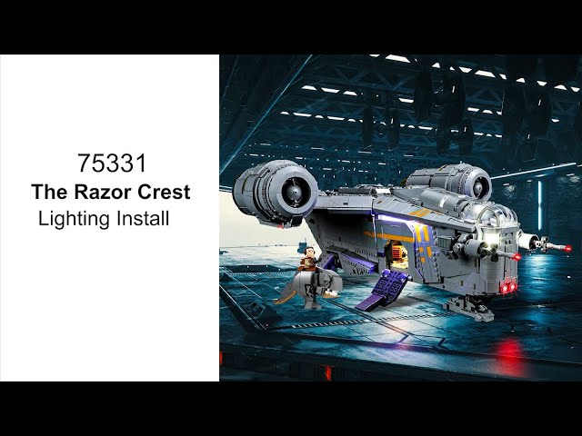 BX552 Installation Video】BriksMax Light Kit For Lego The Razor