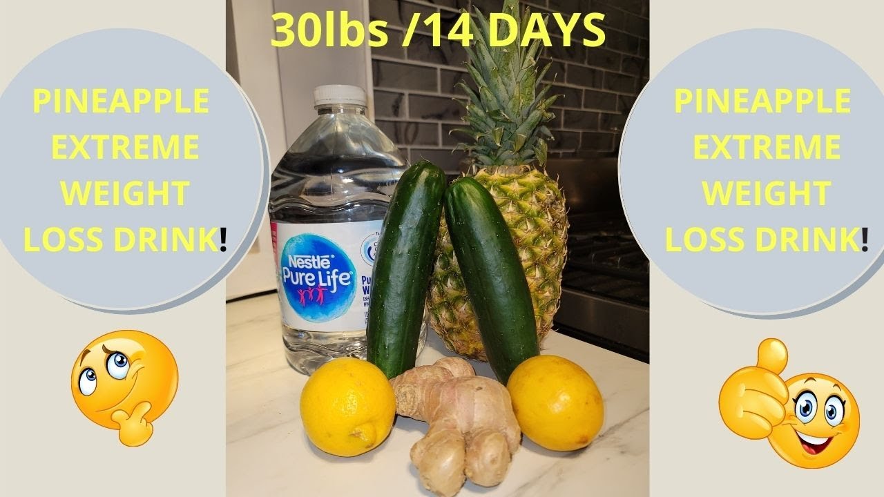 PINEAPPLE DETOX EXTREME WEIGHT LOSS DRINK Lose 2030lbs in 14 DAYS