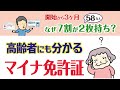 高齢者にもわかるマイナ免許証！なぜ7割の人が2枚持ちを選んだのか？