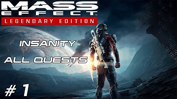 Mass Effect Legendary Edition - Insanity - 100% - All Quests - Paragon - Eden Prime - Part 1