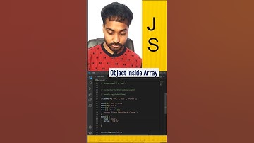 Object inside array  in javascript