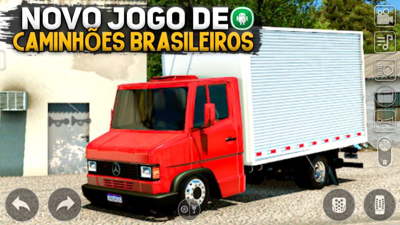 Incrível Novo Jogo De Caminhão Brasileiro Para Celular Android e IOS - Na  Estradas Do Brasil 