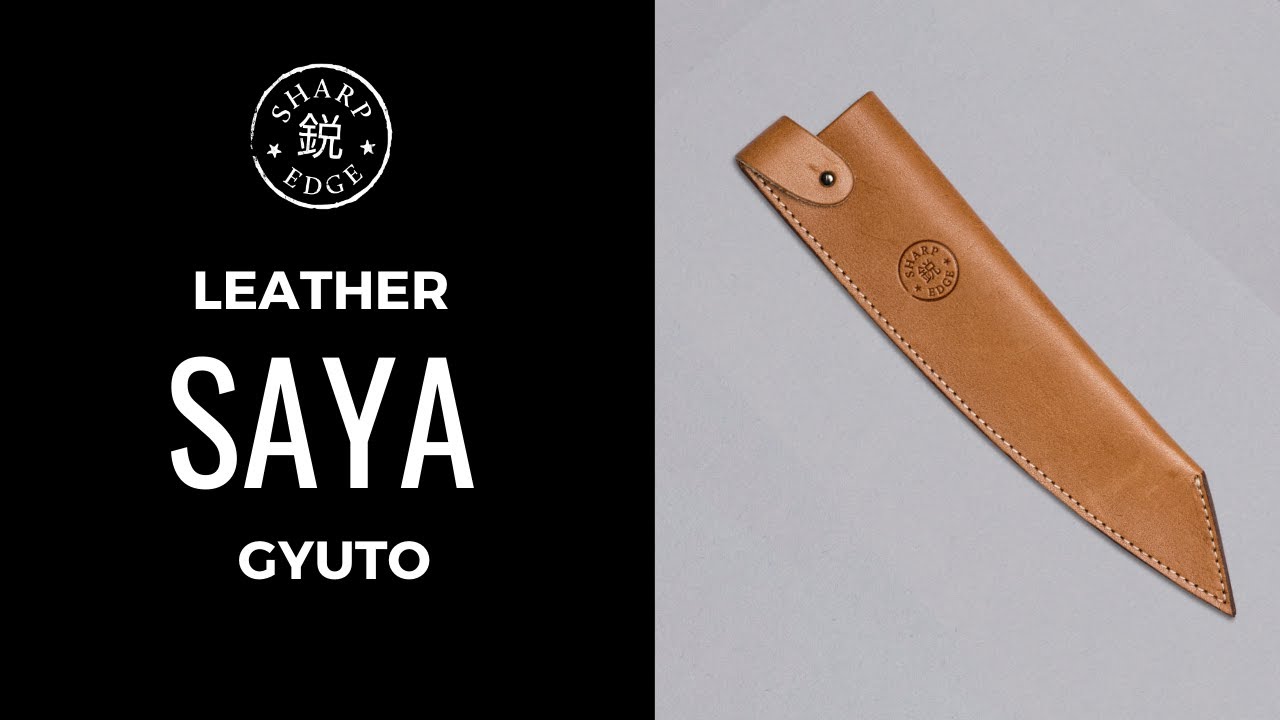 Leather Chef Knife Sheath/Saya - 210mm