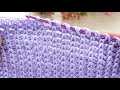 💜Easy Tunisian Crochet Pattern | Great Crochet Pattern for Beginners
