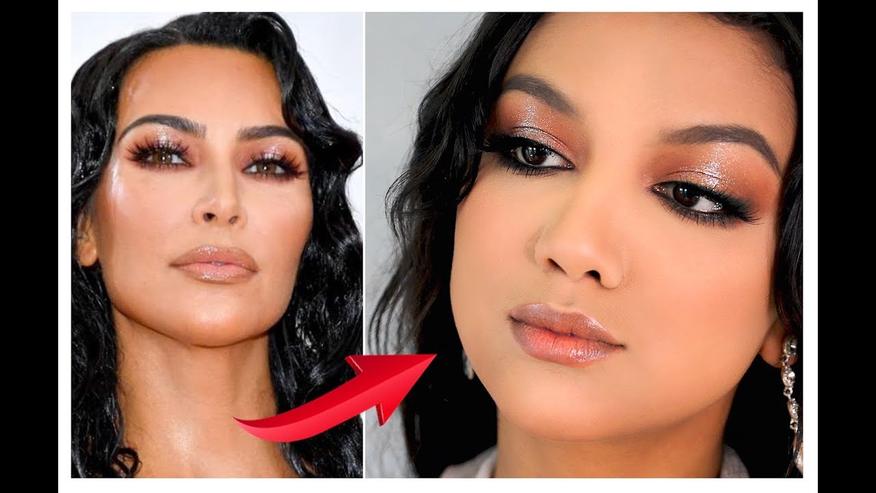 ⭐ MAKIJAŻ KIM KARDASHIAN - BRĄZOWE SMOKY Z BŁYSKIEM | KATOSU ⭐