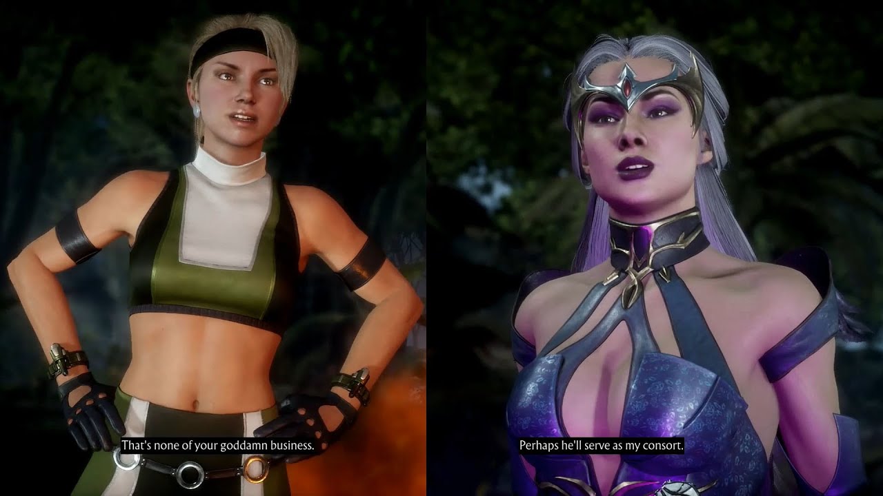 Sindel Wants Johnny As Her Sex Slave Consort Sonya Jealous Mortal Kombat 11 Aftermath Youtube