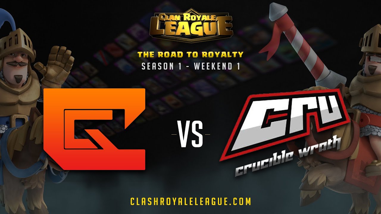 Clan Royale League (CRL) - Week 1, Series 1: Crucible Wrath (CRU) vs. Clout Gaming (CG) (4-1)