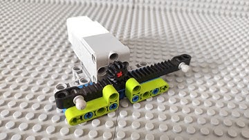 Lego Mindstorm Ev3 Simple Rack Gear arm Mechanism With Medium Servo Motor | Building Instructions