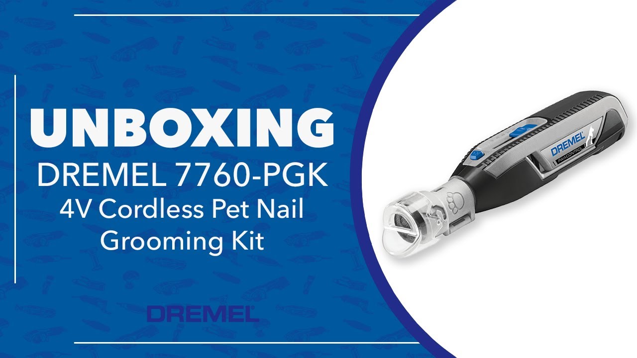 UNBOXING: Dremel 7760-PGK 4V Cordless Pet Grooming Kit 