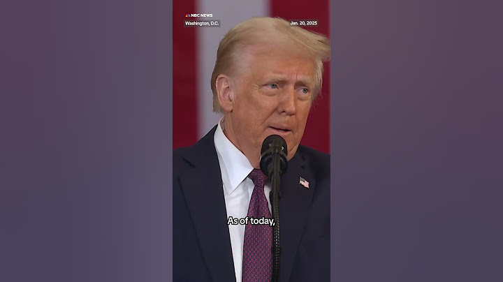 Trump declares there to be 'only two genders, male and female'
