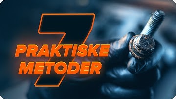 Slik fjerner du en bolt som har blitt rund uten å sveise | Tips fra AUTODOC