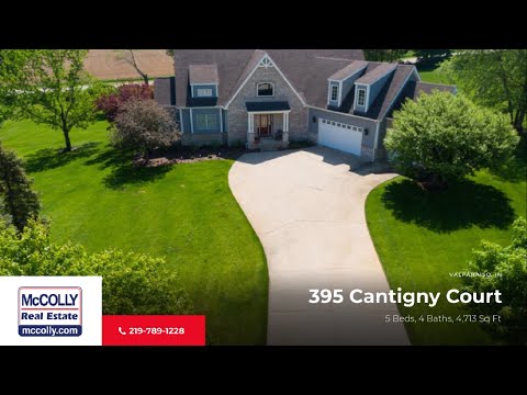 395 Cantigny Court, Valparaiso, IN home video tour