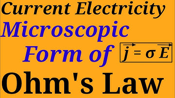 Microscopic form of Ohm