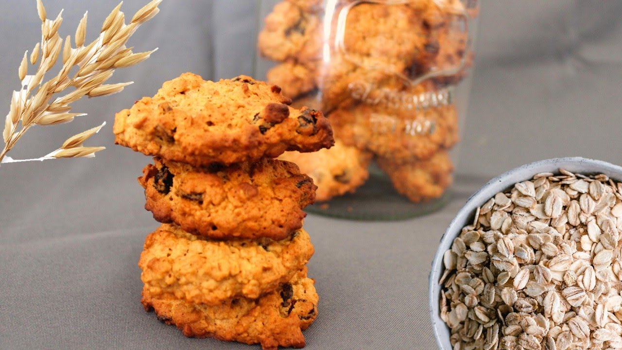 Chewy Oatmeal Cookie RECIPE | HEALTHY snack - YouTube