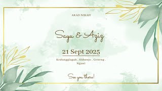 LIVE STREAMING TEMU MANTEN \u0026 RESEPSI NIKAH IKHA \u0026 ANDREAN Live KEDUNGPARON GETAS KRADENAN BLORA