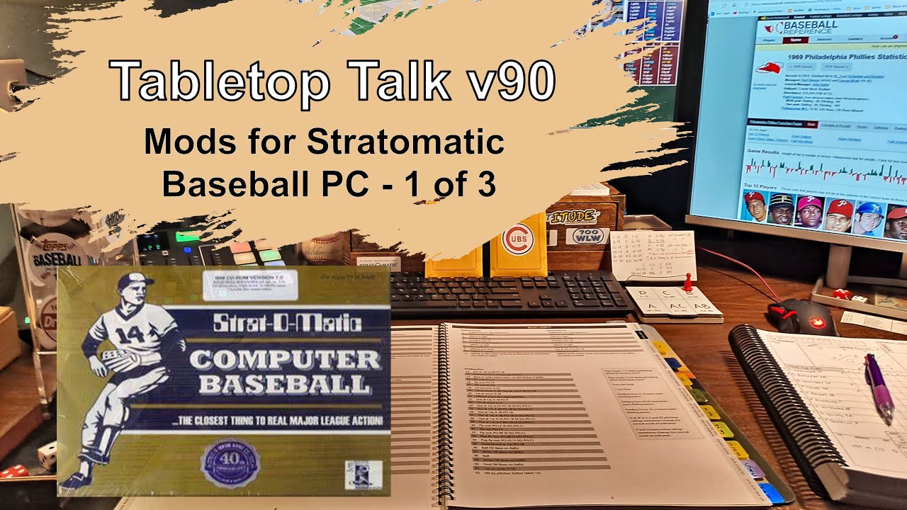 TTT v90a - TUTORIAL - Mods for Stratomatic Baseball PC - 1 of 3